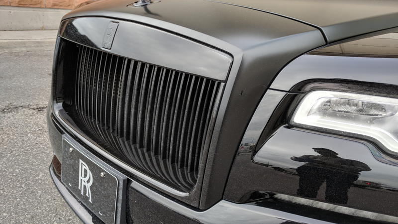 I started reading the Rolls Royce symbol as rolled ‘r’s and I can’t stop. So much Rrrr all over the car.